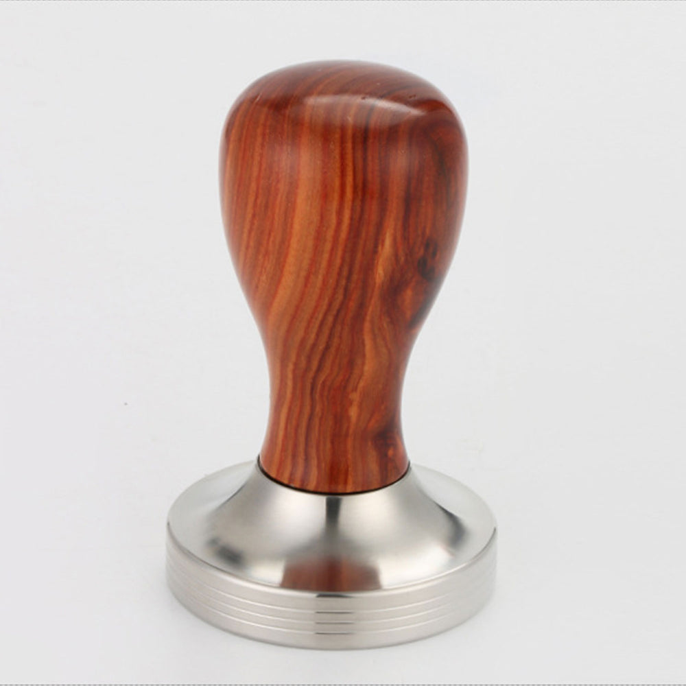 Red Sandalwood Coffee Tamper 58mm Present Them