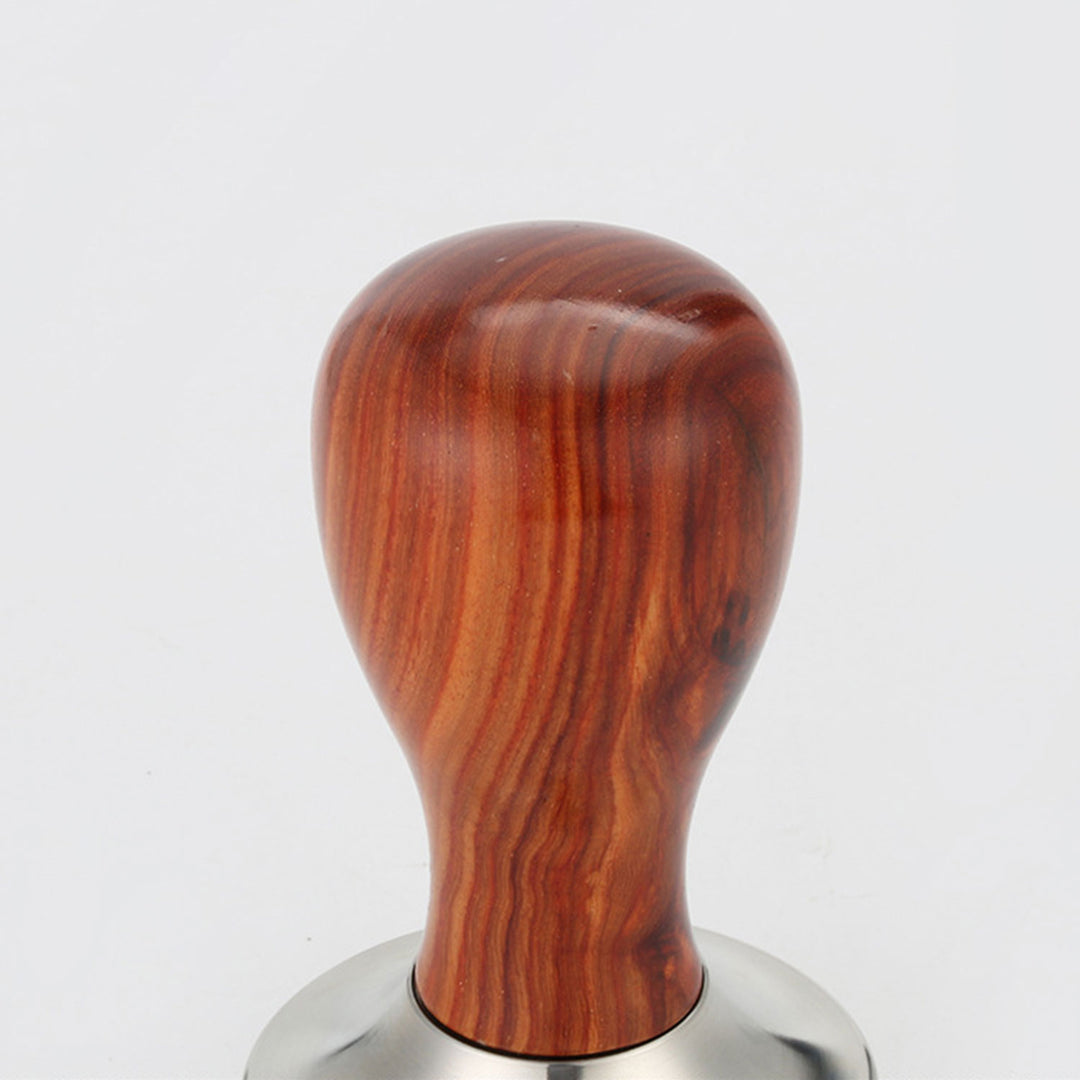 Red Sandalwood Coffee Tamper 58mm Present Them