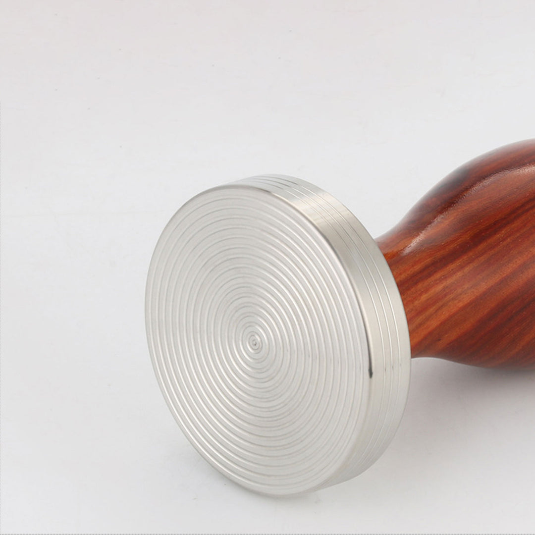 Red Sandalwood Coffee Tamper 58mm Present Them