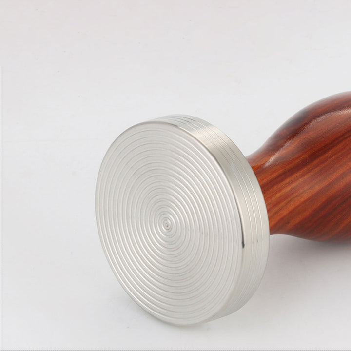 Red Sandalwood Coffee Tamper 58mm Present Them