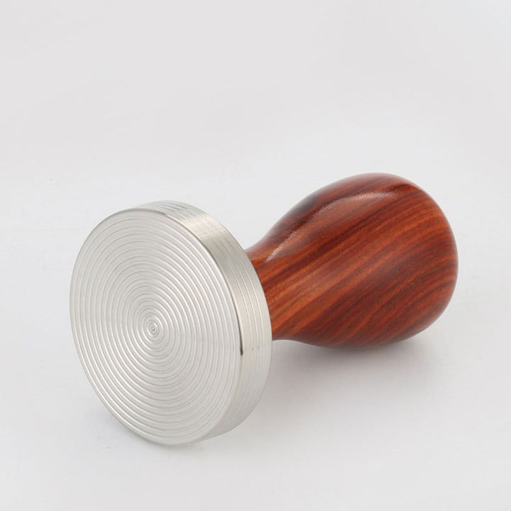Red Sandalwood Coffee Tamper 58mm Present Them