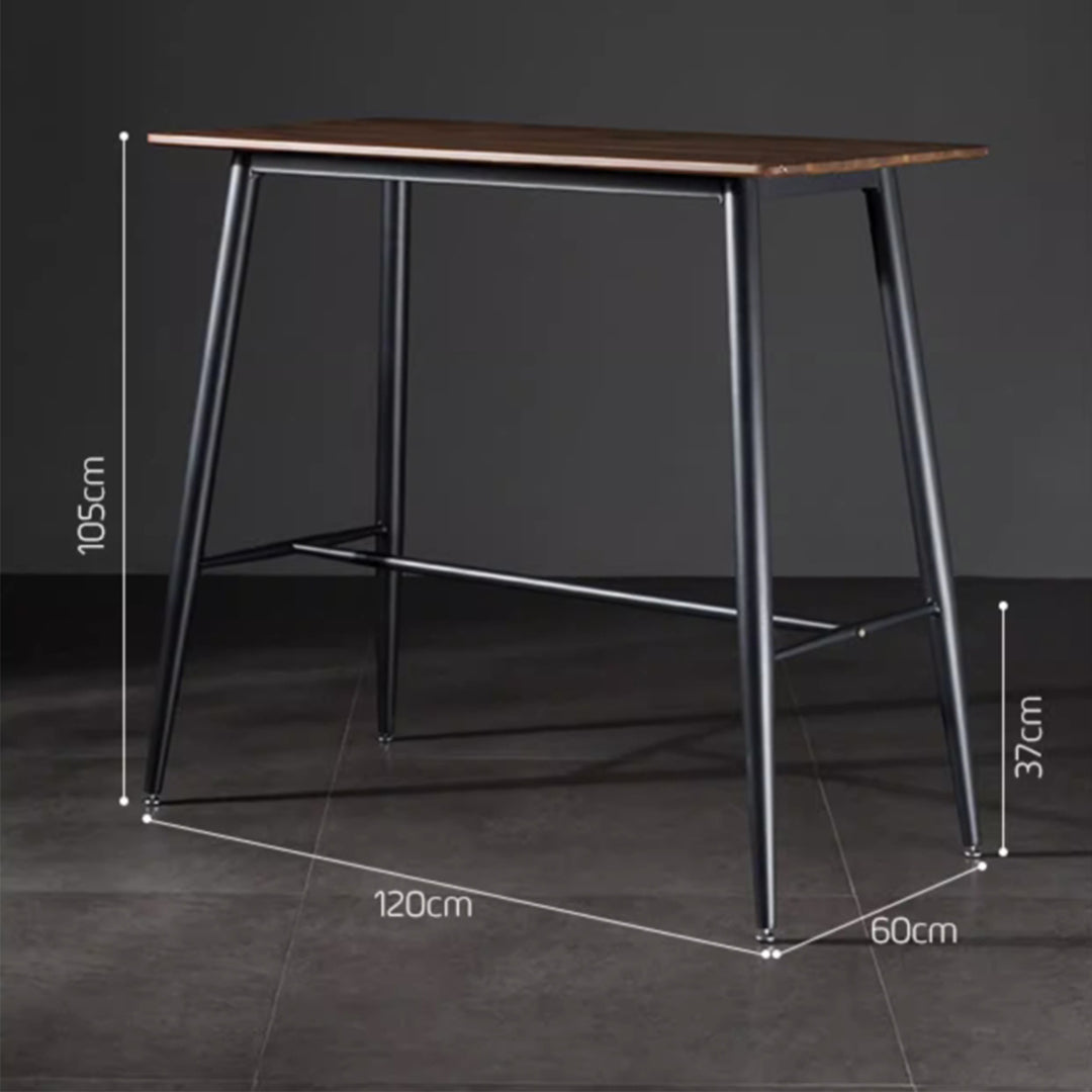 MAS-1315 Madio Rustic Industrial Bar Table Masdio