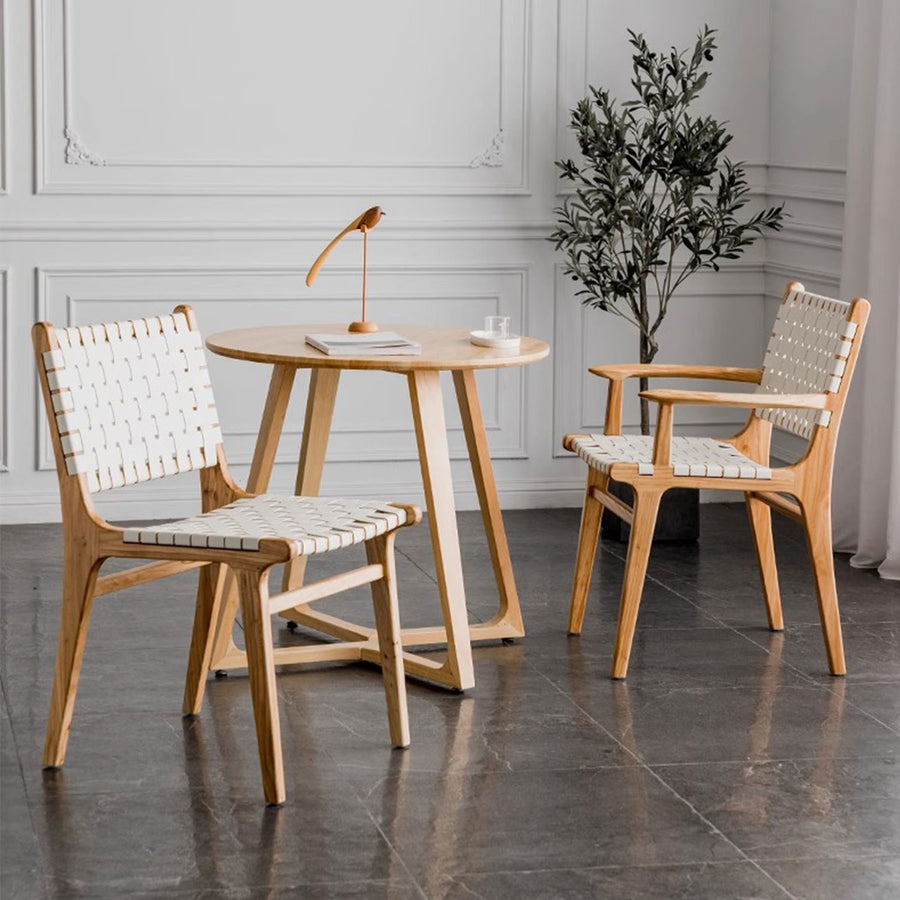 Saddle Leather Dining Chair Present Them