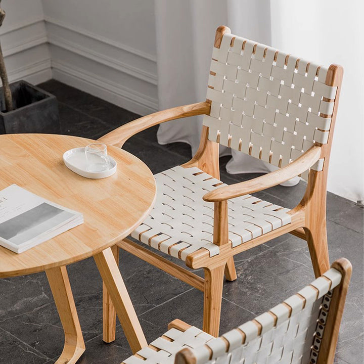 Saddle Leather Dining Chair Present Them