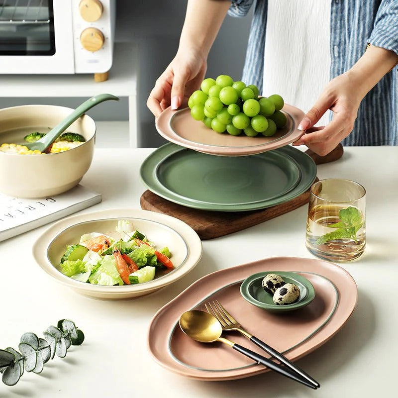 Serendipity Dinnerware Set (Set Of 12 Plates) Masdio