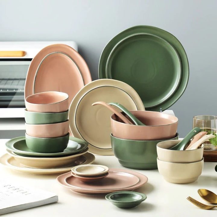 Serendipity Dinnerware Set (Set Of 12 Plates) Masdio