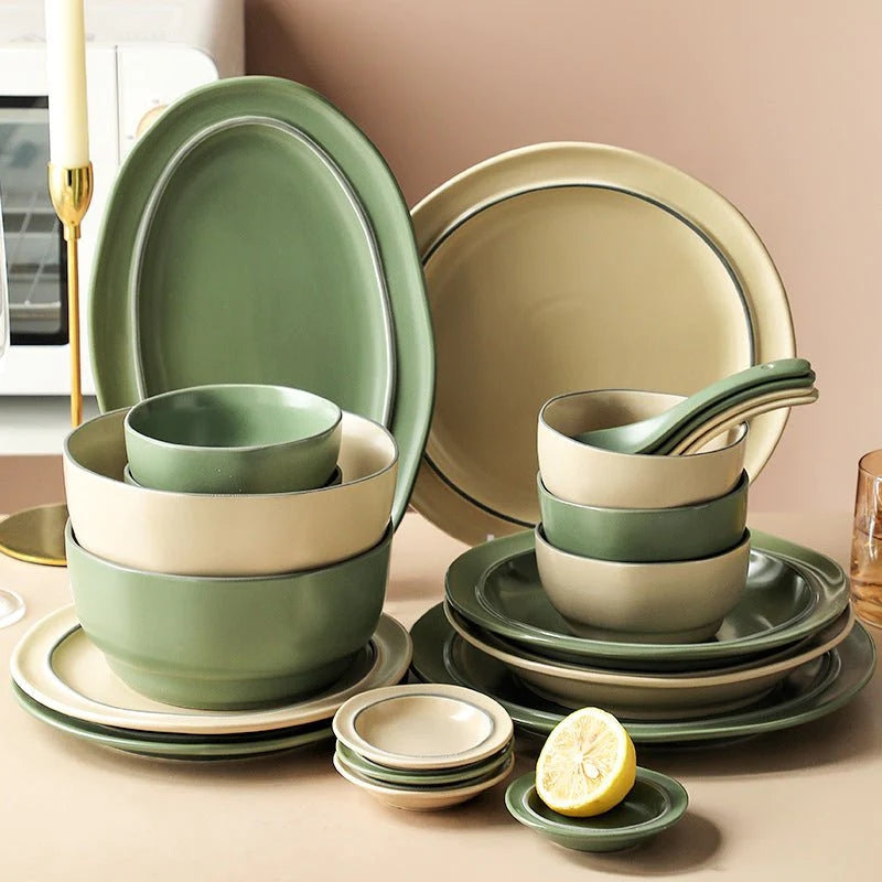 Serendipity Dinnerware Set (Set Of 12 Plates) Masdio