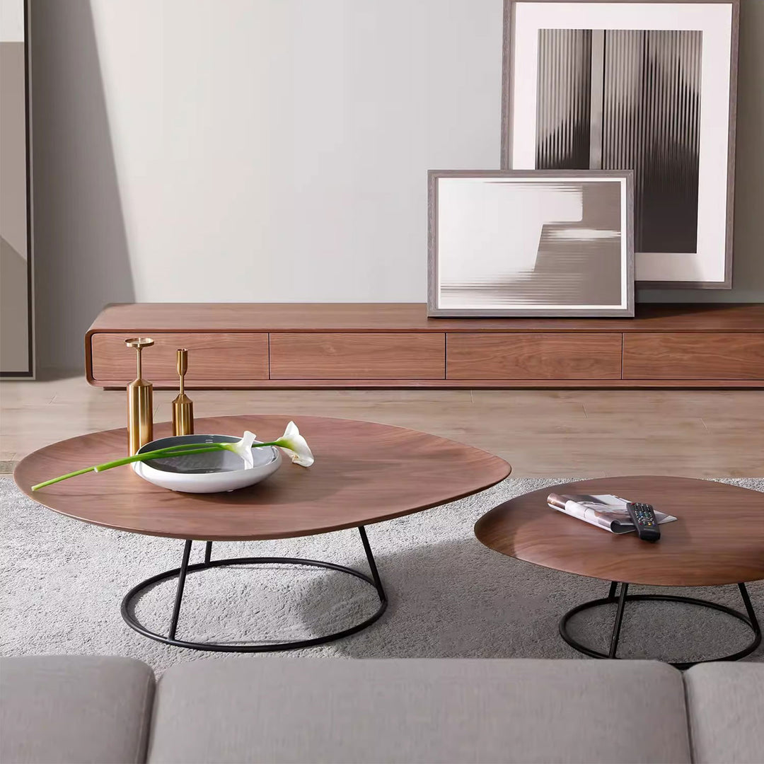 Sleek Wooden TV Stand with Contemporary Design Present Them