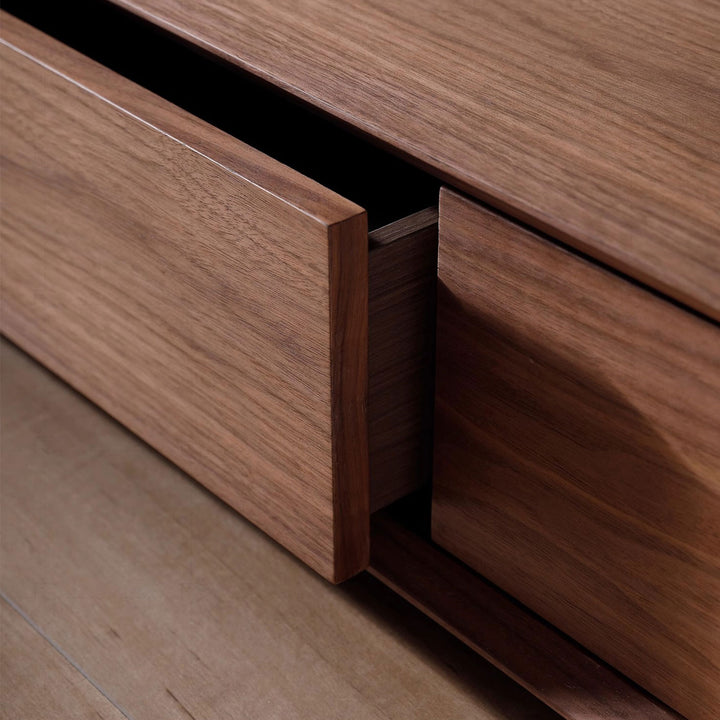 Sleek Wooden TV Stand with Contemporary Design Present Them