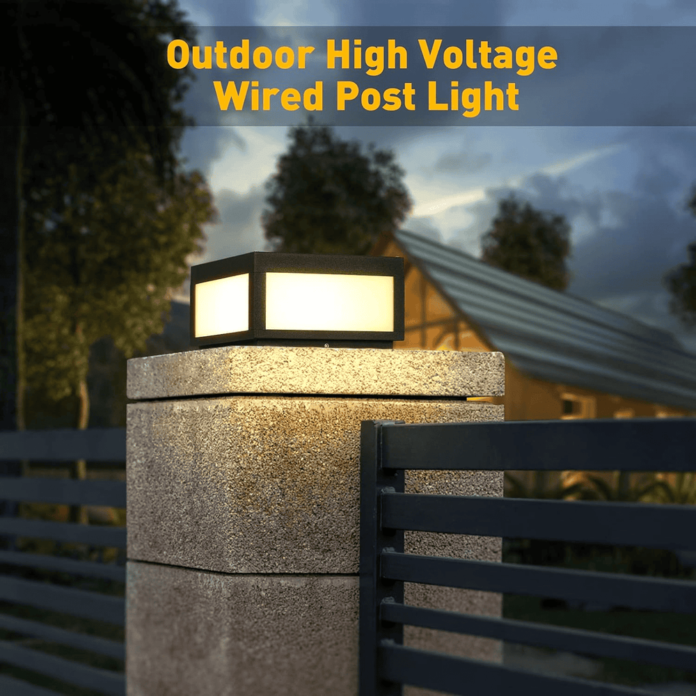 Solar Outdoor Modern Post Light Masdio
