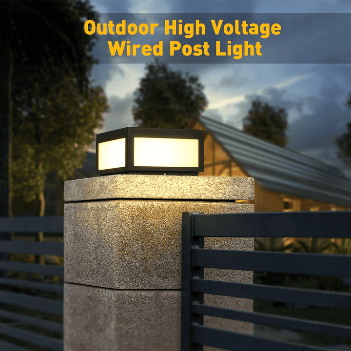 Solar Outdoor Modern Post Light Masdio