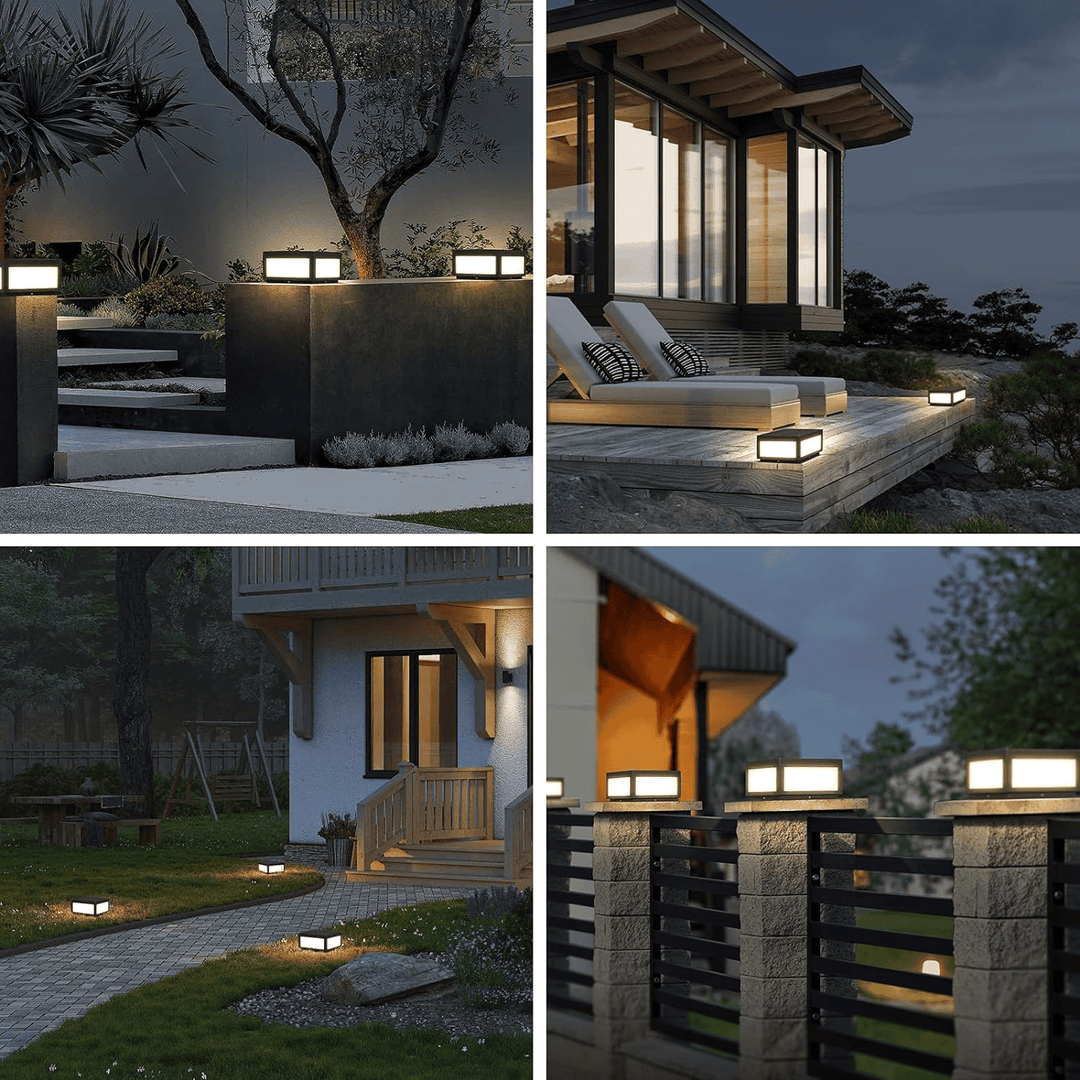 Solar Outdoor Modern Post Light Masdio