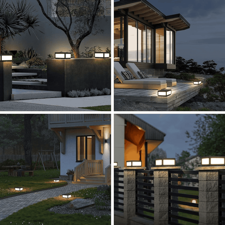 Solar Outdoor Modern Post Light Masdio