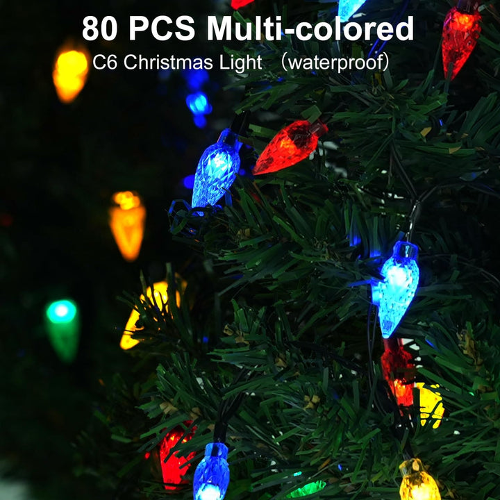 Solar Outdoor Tree Light 4 Sets Masdio