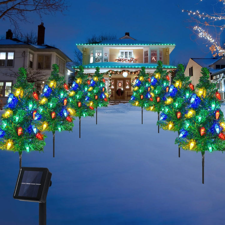 Solar Outdoor Tree Light 4 Sets Masdio