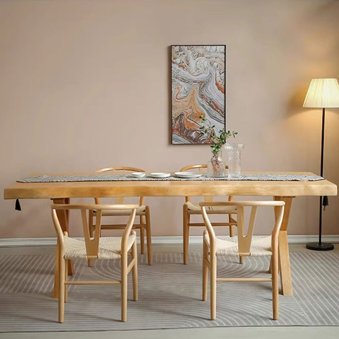 Solid Wood Dining Table Present Them