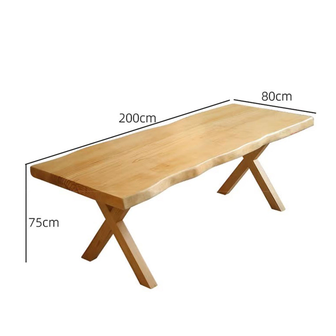 Solid Wood Dining Table Present Them