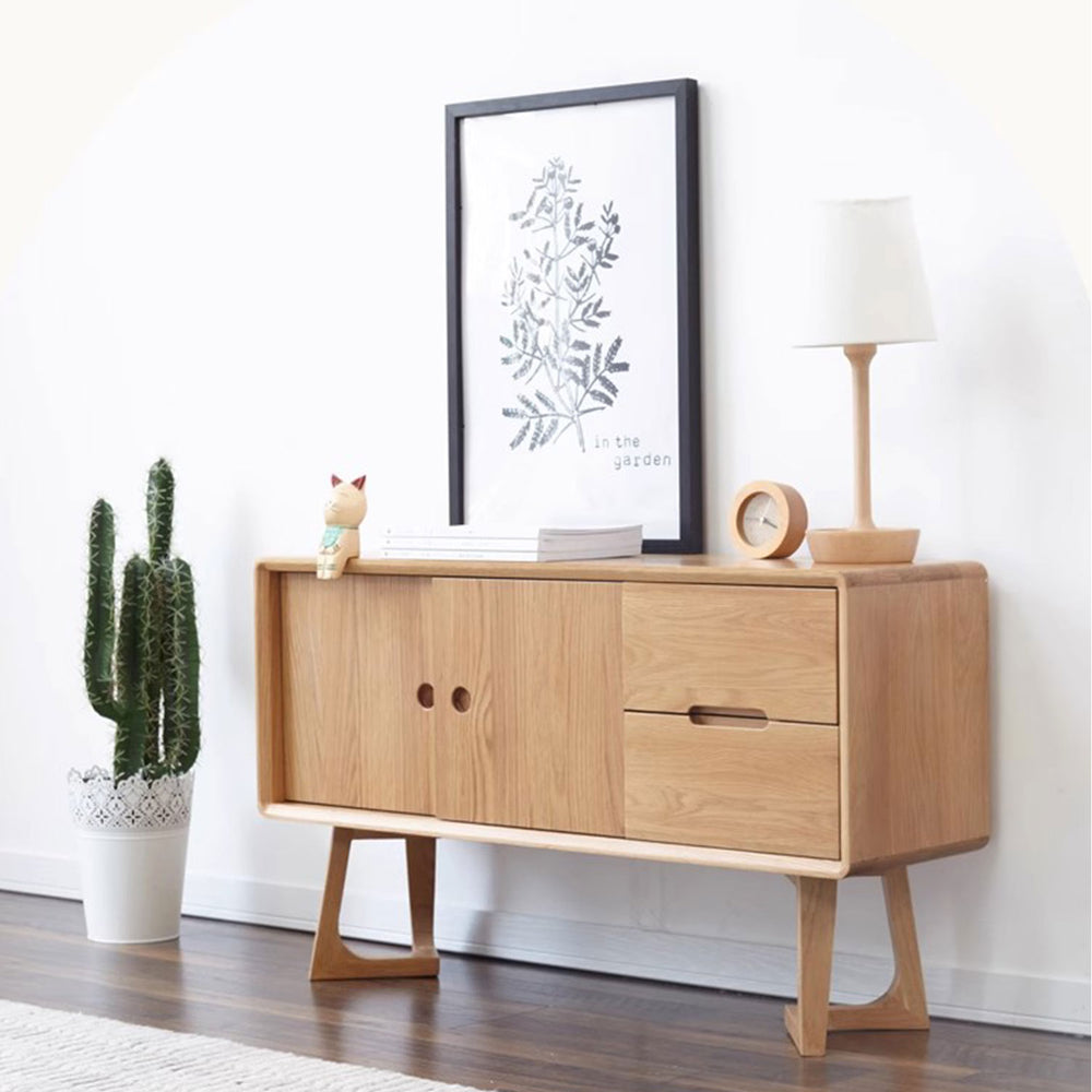 Solid Wood Storage Sideboard Present Them