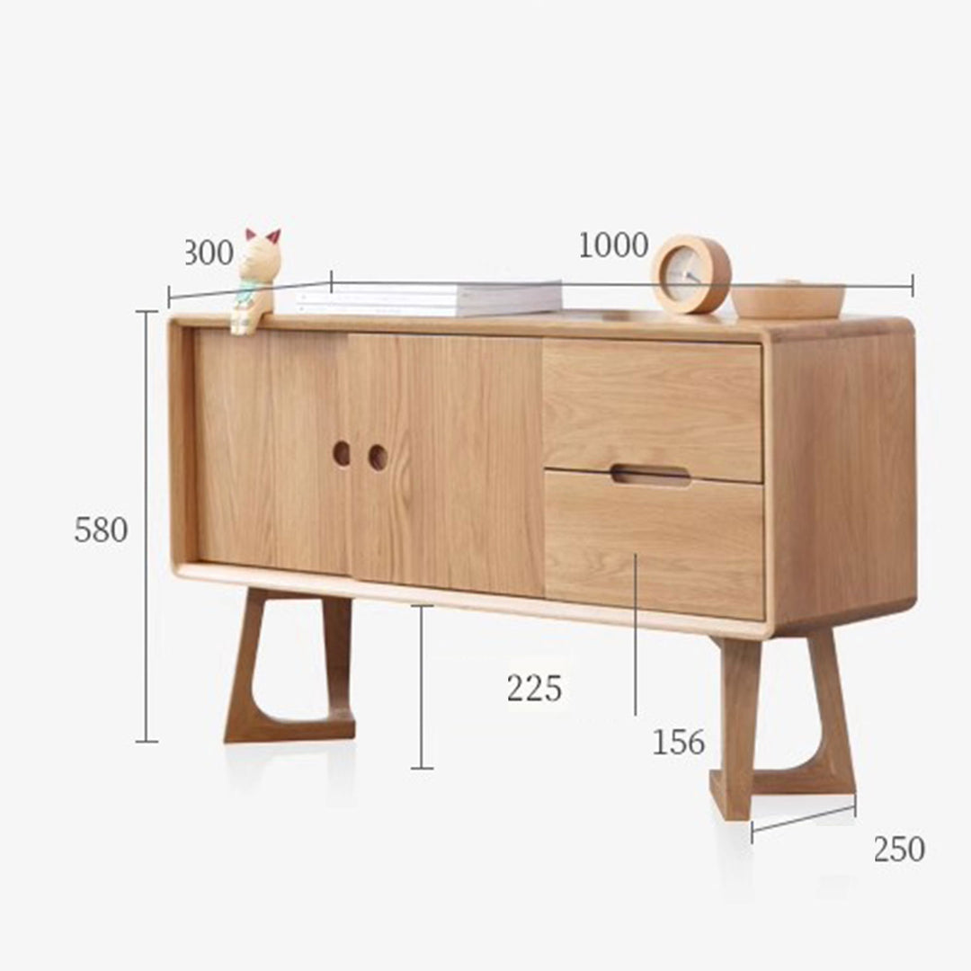 Solid Wood Storage Sideboard Present Them