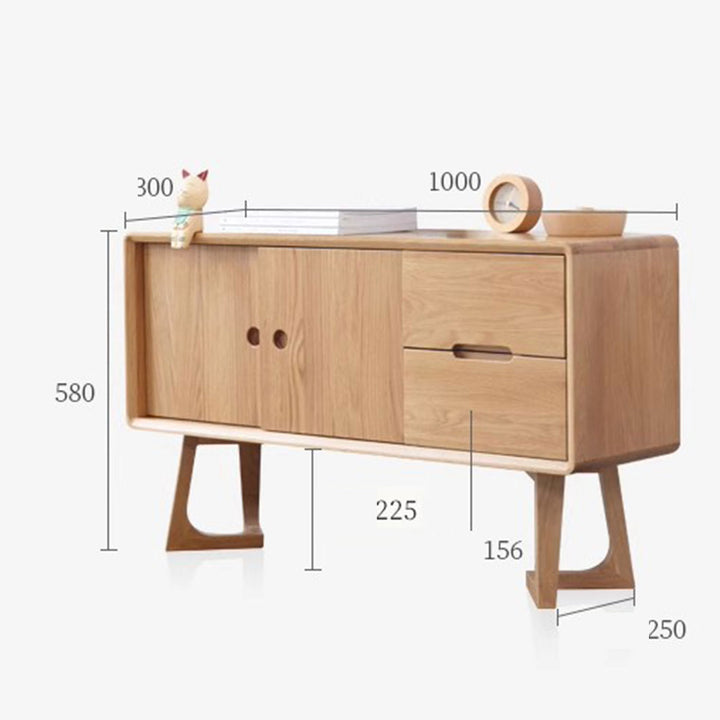 Solid Wood Storage Sideboard Present Them