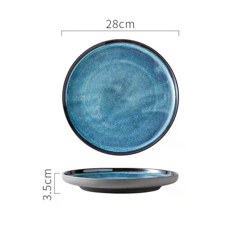Spritz Irregular Dinnerware Set (Set Of 12 Plates) Masdio