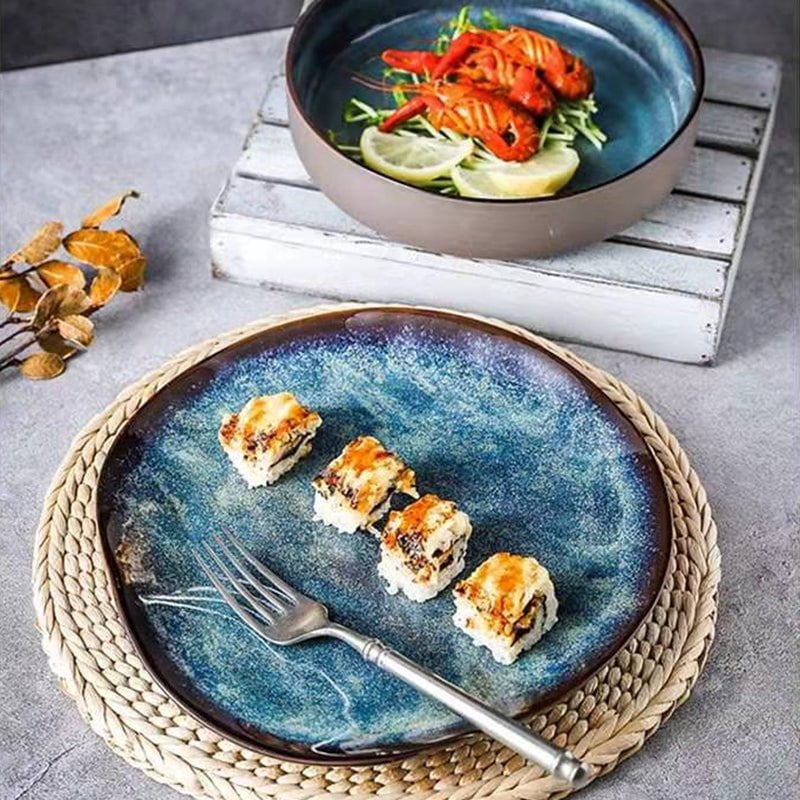 Spritz Irregular Dinnerware Set (Set Of 12 Plates) Masdio