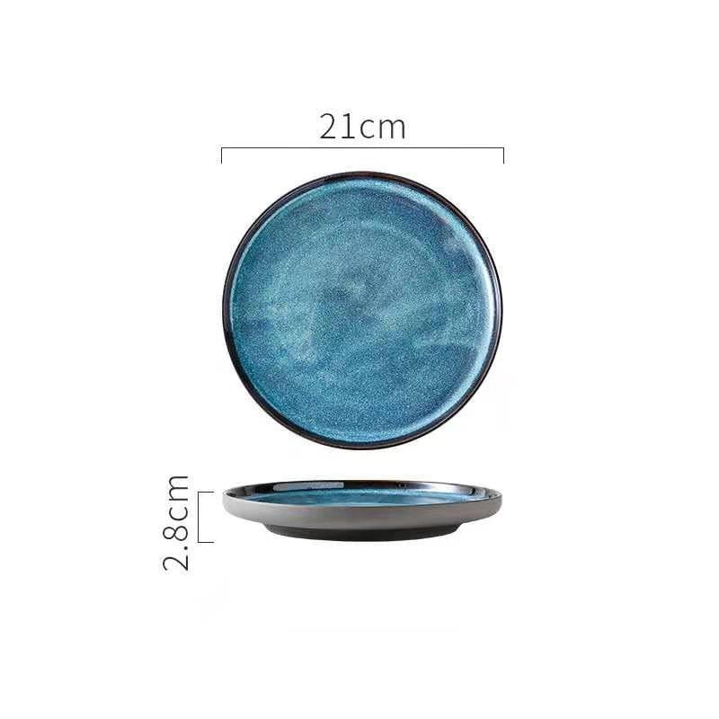 Spritz Irregular Dinnerware Set (Set Of 12 Plates) Masdio