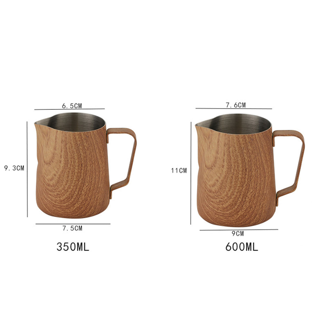Stainless Steel Milk Frothing Pitcher Present Them