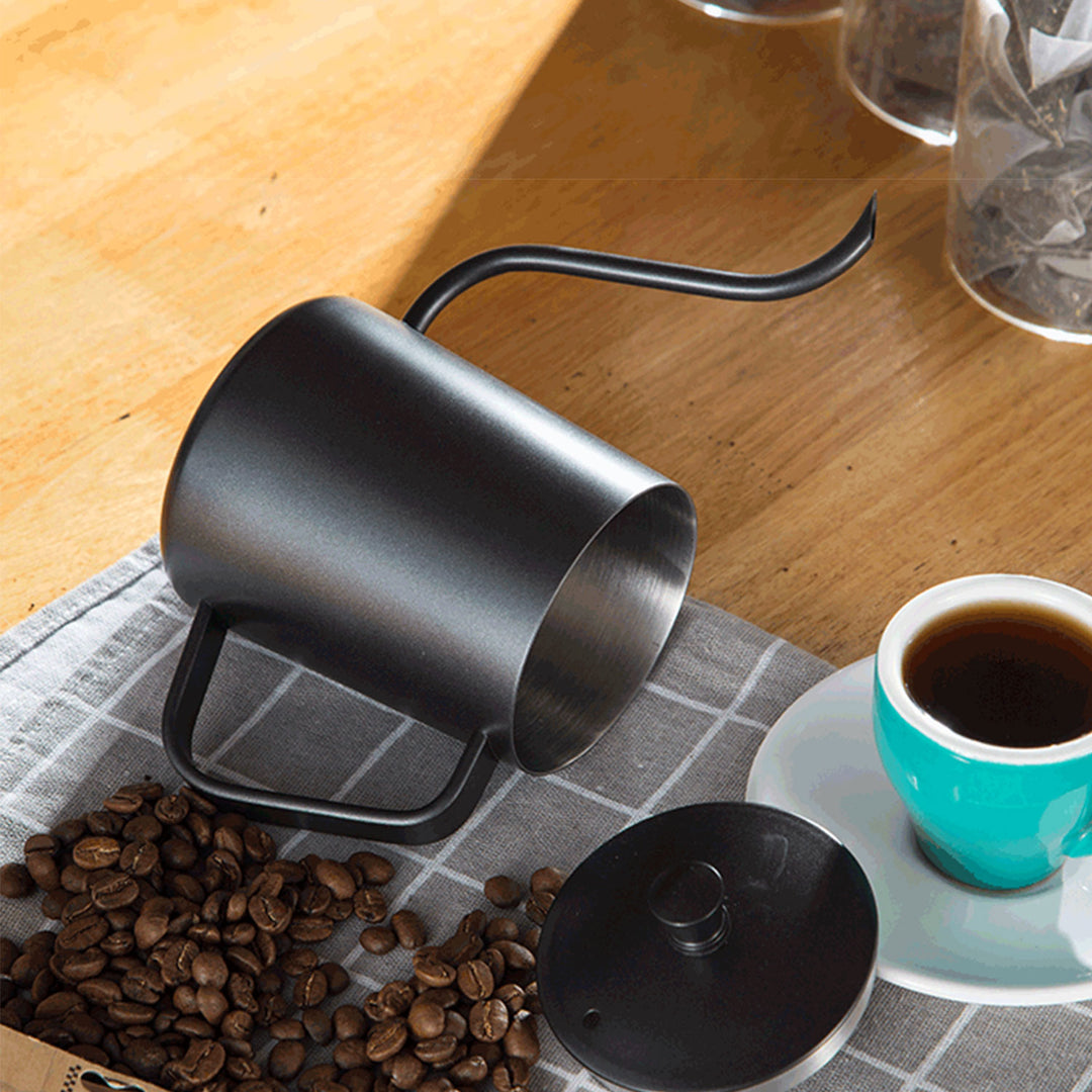 Stainless Steel Pour Over Coffee Kettle Present Them