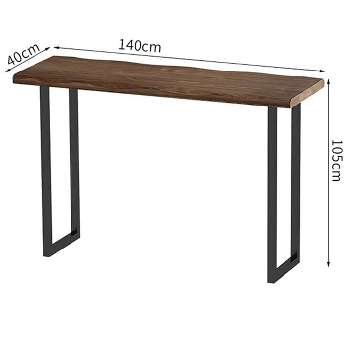 Sturdy Industrial Solid Wood Bar Table Present Them