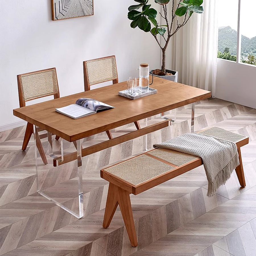MAS-1302 Masdio Stylish Acrylic Base Dining Table Masdio