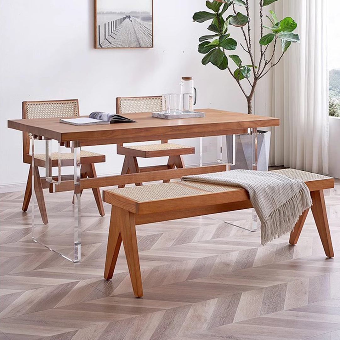MAS-1302 Masdio Stylish Acrylic Base Dining Table Masdio