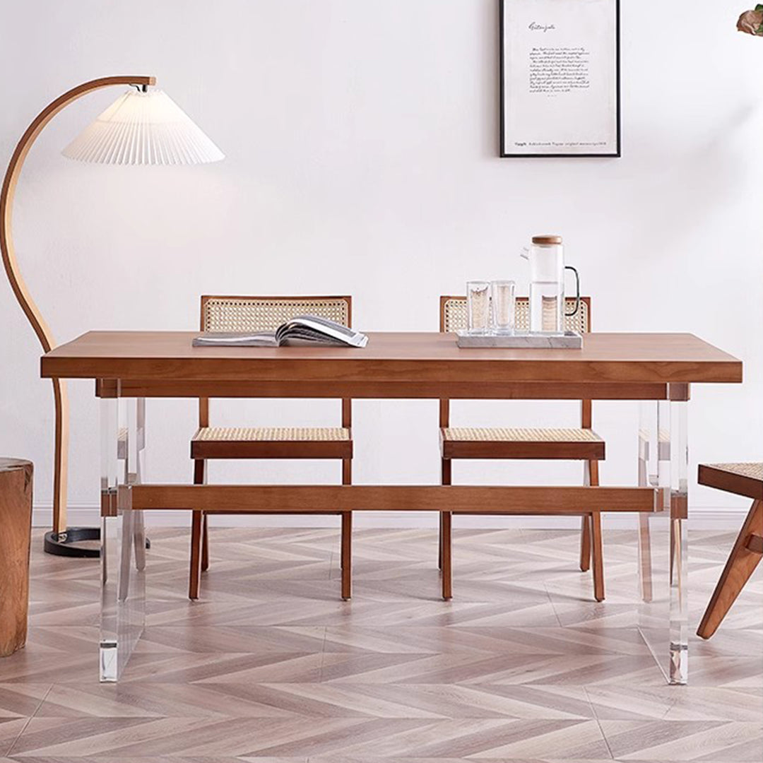 MAS-1302 Masdio Stylish Acrylic Base Dining Table Masdio