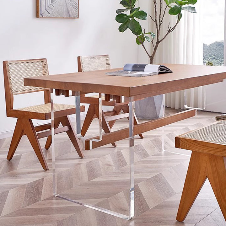 MAS-1302 Masdio Stylish Acrylic Base Dining Table Masdio