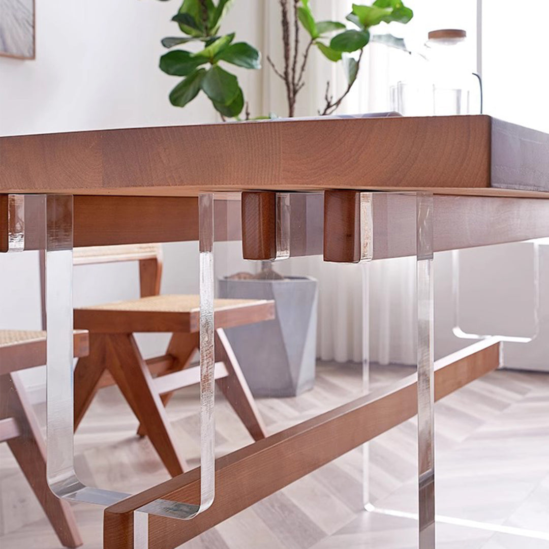 MAS-1302 Masdio Stylish Acrylic Base Dining Table Masdio