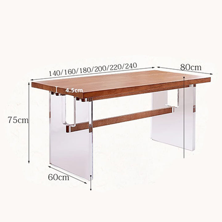 MAS-1302 Masdio Stylish Acrylic Base Dining Table Masdio