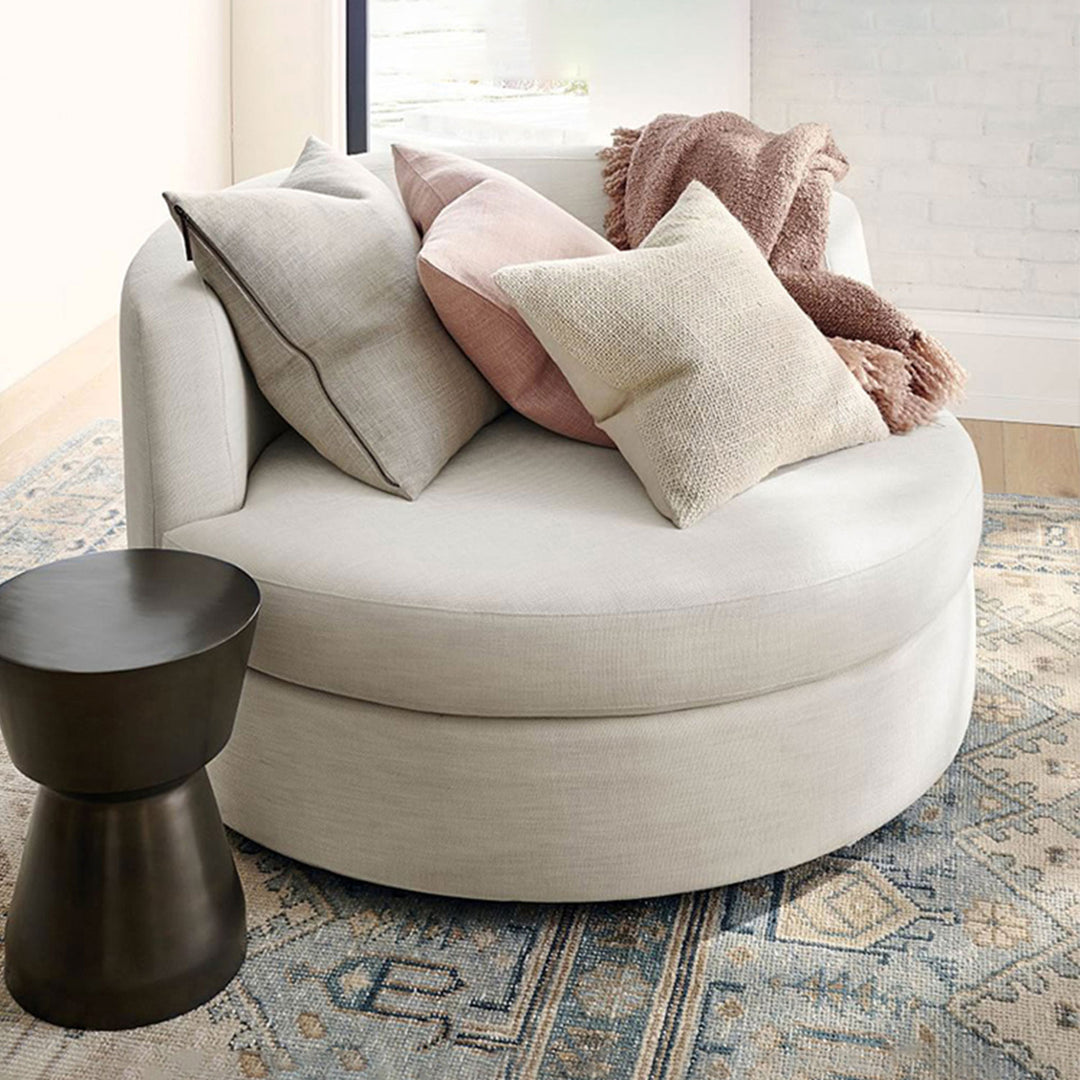 MAS-1403 Masdio Swivel Barrel Chair with Chic Design Masdio