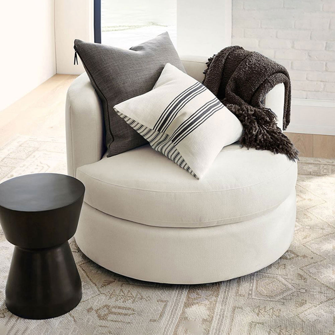 MAS-1403 Masdio Swivel Barrel Chair with Chic Design Masdio