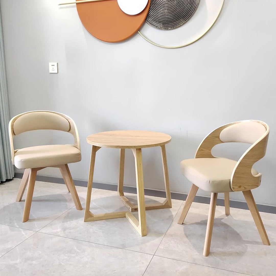 Swivel Wooden Dining Chair Present Them