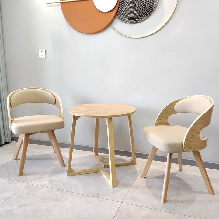Swivel Wooden Dining Chair Present Them