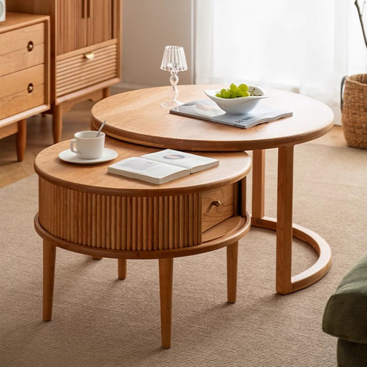 MAS-1231 Masdio Round Coffee Table Set Present Them