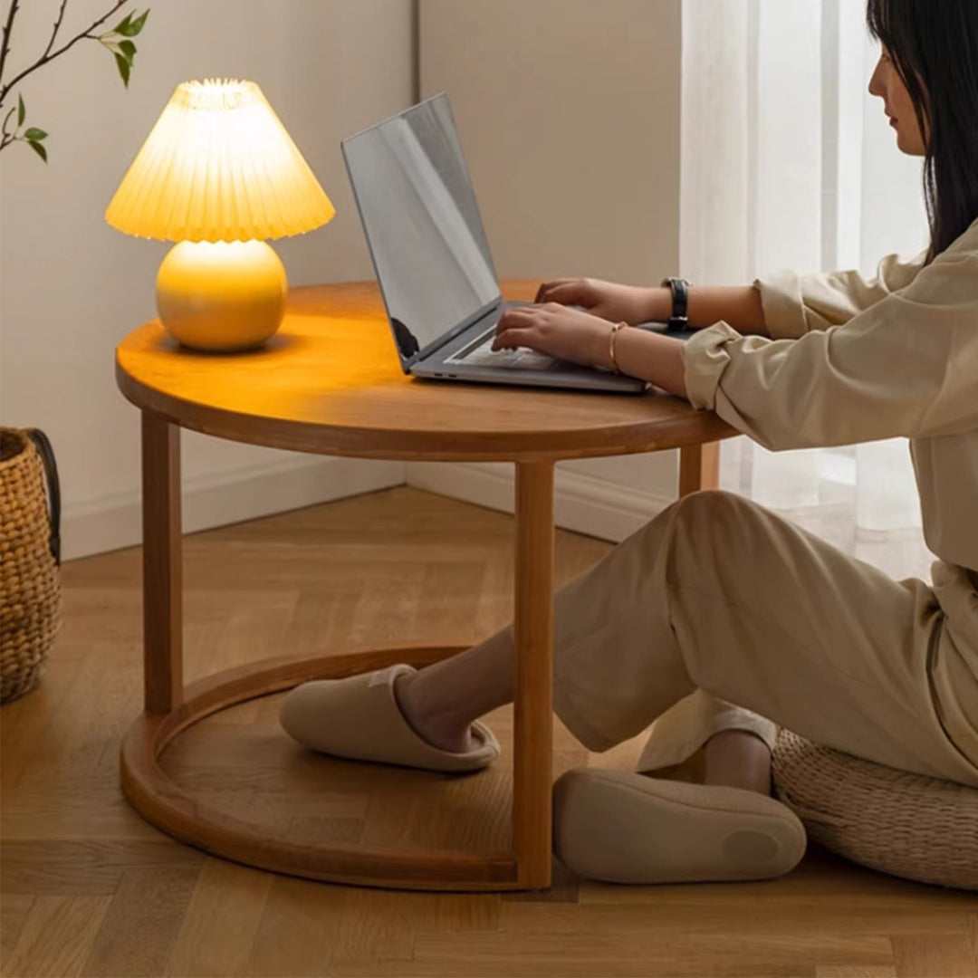 MAS-1231 Masdio Round Coffee Table Set Present Them
