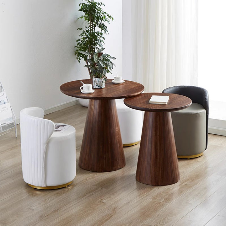 MAS-1223 Masdio Versatile Pedestal End Table Present Them