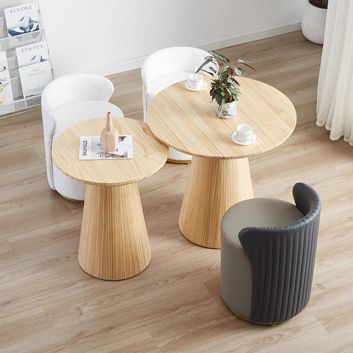 MAS-1223 Masdio Versatile Pedestal End Table Present Them