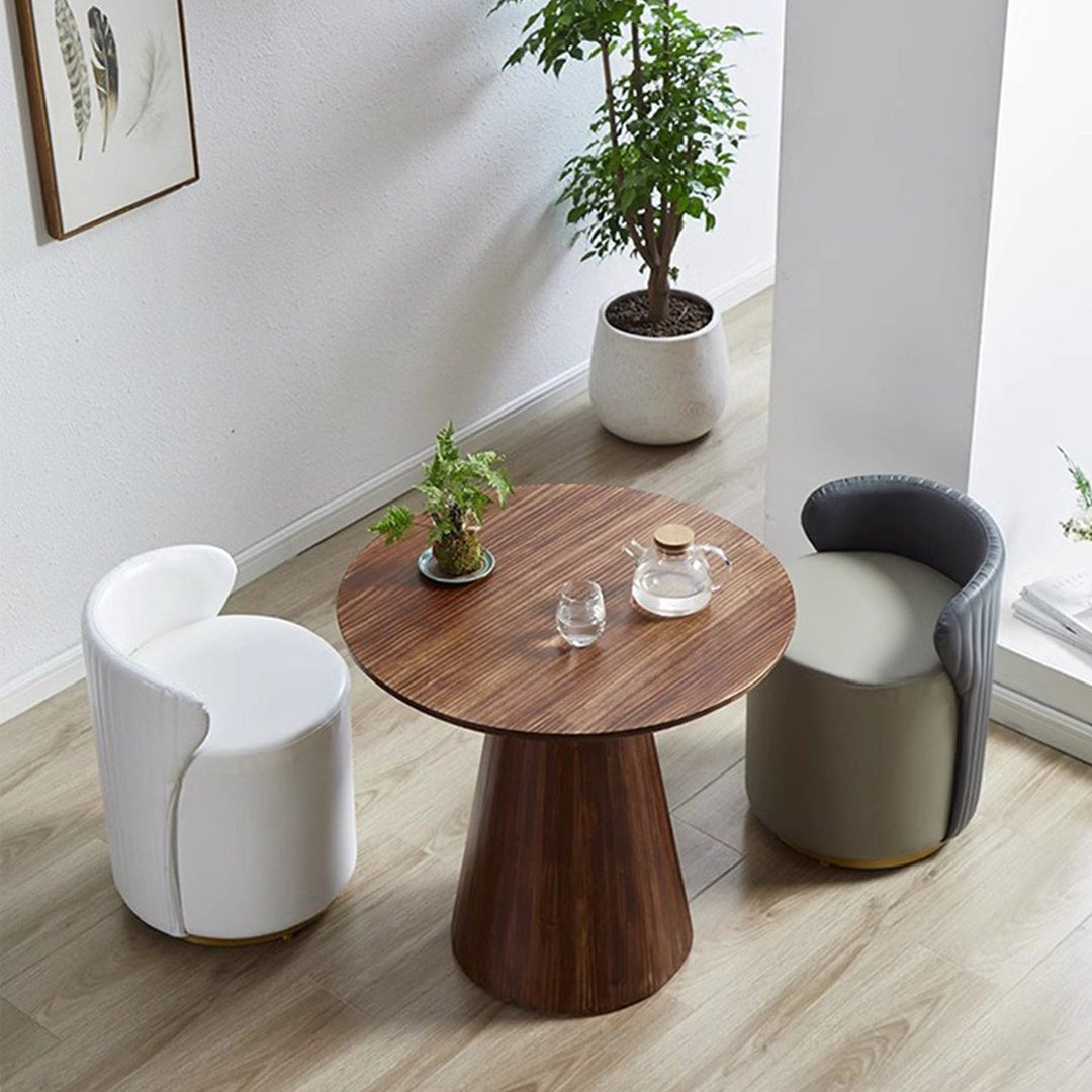 MAS-1223 Masdio Versatile Pedestal End Table Present Them