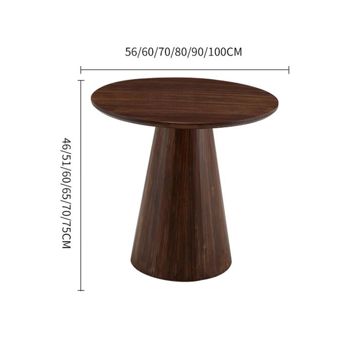 MAS-1223 Masdio Versatile Pedestal End Table Present Them