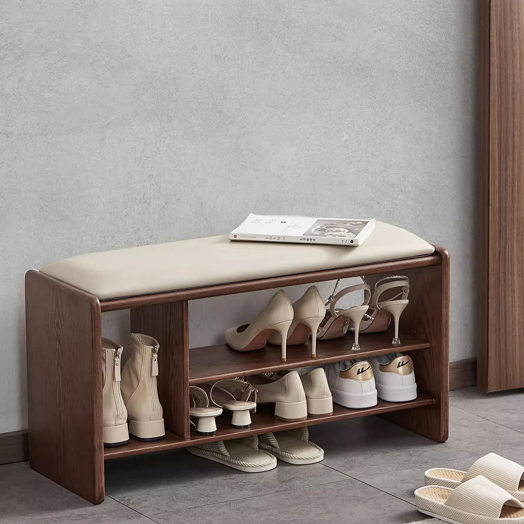 Versatile Shoe Storage Bench Present Them