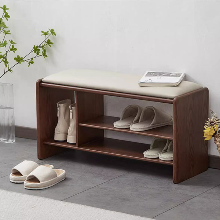 Versatile Shoe Storage Bench Present Them