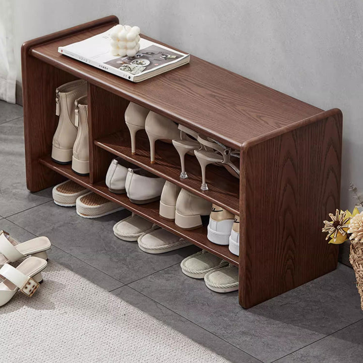 Versatile Shoe Storage Bench Present Them