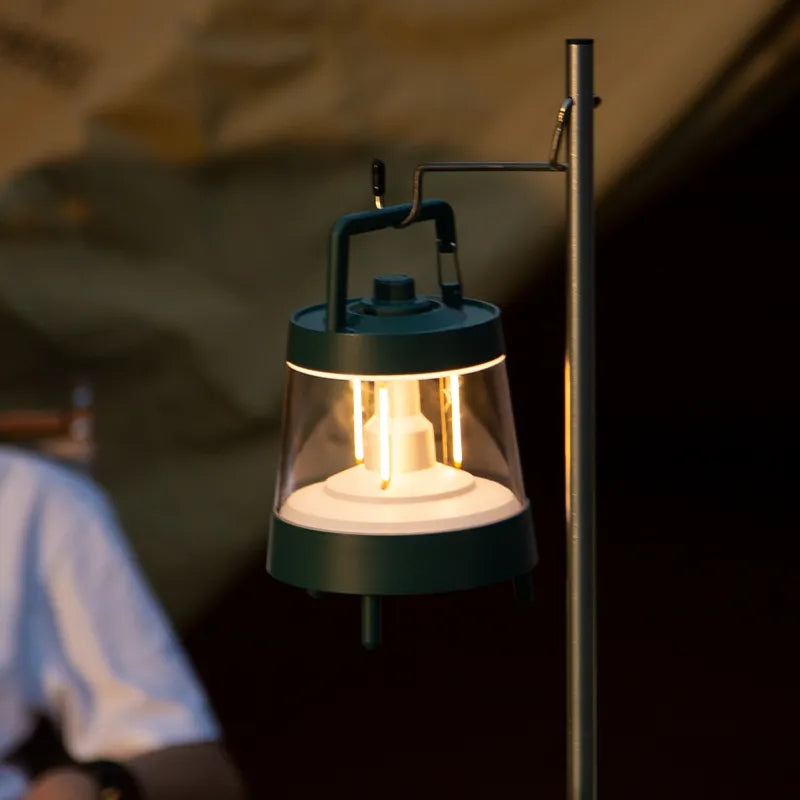 Vintage Filament LED Camping Lantern Present Them